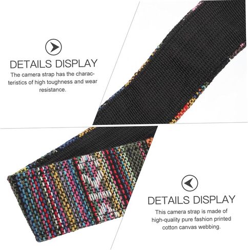 Gatuida Vintage Camera 1 Set Camera Neck Strap Crossbody Sling Strap for Crossbody Bag Black Lanyard Camera Shoulder Harness Camera Shoulder Belt Camera Sling Strap Slr Camera Strap in Saudi Arabia
