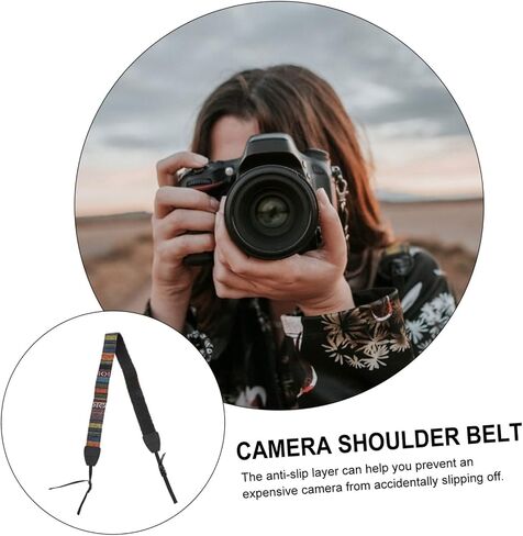 Gatuida Vintage Camera 1 Set Camera Neck Strap Crossbody Sling Strap for Crossbody Bag Black Lanyard Camera Shoulder Harness Camera Shoulder Belt Camera Sling Strap Slr Camera Strap in Saudi Arabia