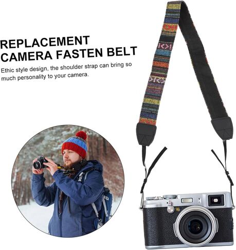 Gatuida Vintage Camera 1 Set Camera Neck Strap Crossbody Sling Strap for Crossbody Bag Black Lanyard Camera Shoulder Harness Camera Shoulder Belt Camera Sling Strap Slr Camera Strap in Saudi Arabia