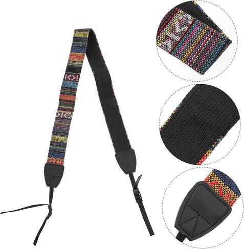 Gatuida Vintage Camera 1 Set Camera Neck Strap Crossbody Sling Strap for Crossbody Bag Black Lanyard Camera Shoulder Harness Camera Shoulder Belt Camera Sling Strap Slr Camera Strap in Saudi Arabia