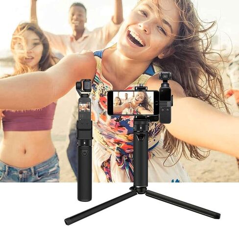 Smatree Portable Osmo Pocket 2 PowerStick(PowerBank) Compatible for DJI Osmo Pocket 2 & DJI Osmo Pocket 1, Handheld Smartphone Holder Mount Bracket with Tripod for Osmo Pocket Camera in Saudi Arabia