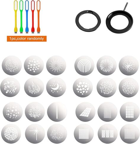 Godox GOBO Set SA-09-001, SA-09-002, SA-09-003, SA-09-004 Kit with GOBO Set Holder SA-10 Kit for Godox S30, S60 Focusing LED Video Light with USB LED in Saudi Arabia