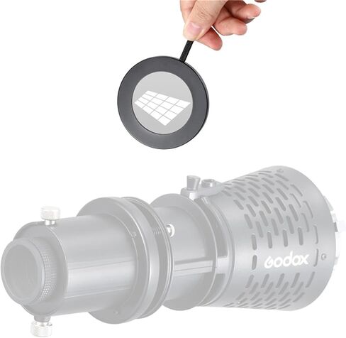 Godox GOBO Set SA-09-001, SA-09-002, SA-09-003, SA-09-004 Kit with GOBO Set Holder SA-10 Kit for Godox S30, S60 Focusing LED Video Light with USB LED in Saudi Arabia