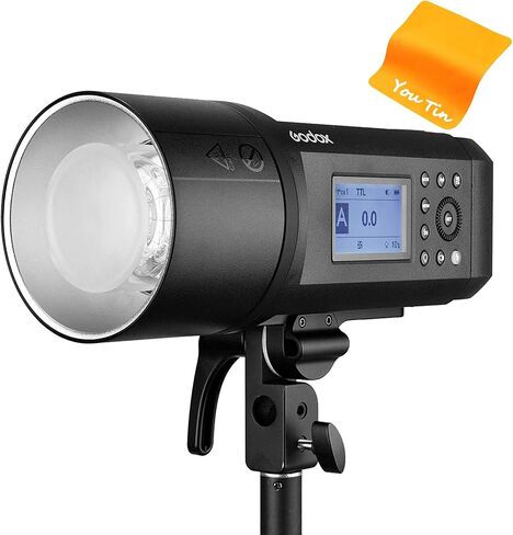 Godox Outdoor Flash Monoligh AD600Pro 600Ws t TTL 2.4G 1/8000s High-Speed Sync, 2600mAh Battery 360 Full Power Flashes,0.01-0.9s Recycle Compatible with Canon Nikon Sony FUJIFILM Olympus Panasonic in Saudi Arabia