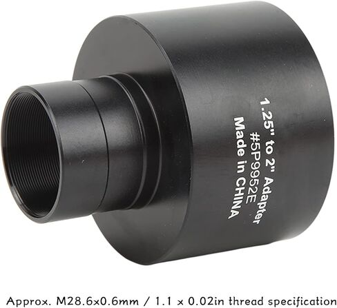 LBEC Telescope T- 1.25 to 2 Aluminum Non-Slip Telescope Adapter for Astronomical Telescopes in Saudi Arabia
