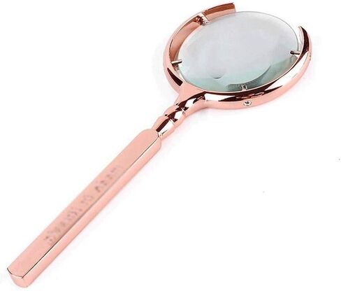 Creative Hand-held Russian Soviet High-Definition Magnifying Glass Metal Antique Optical Old Reading Newspaper Gift in Saudi Arabia