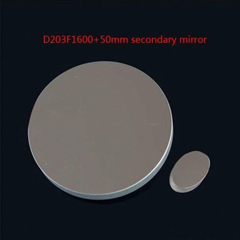 Telescope Accessory Set D203F1600 Reflector Objective Primary Mirror Secondary Mirror Astronomical Telescope DIY Telescope Camera (Color : 3D Printing 203F1600 40mm) in Saudi Arabia