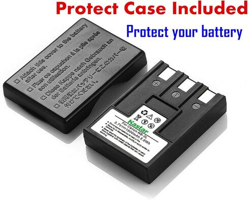 Kastar AC Wall Battery Charger Replacement for Canon NB-3L NB-3LH Battery, Canon CB-2LU CB-2LUE Charger, Canon IXY Digital 30, IXY Digital 30a, IXY Digital 600, IXY Digital 700 Camera in Kuwait