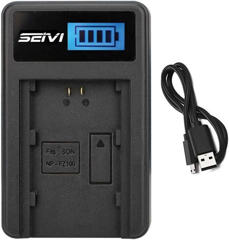 Battery Charger for Sony Alpha 7R V, a7R V, ILCE-7RM5 Full-Frame Mirrorless Digital Camera in Saudi Arabia