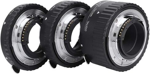 Auto Focusing Macro Extension Lens Tube - Metal Extension Tube Adapter - 12mm+20mm+36mm - for Macro Photography - for Nikon F Mount DSLR Camera (MK-N-AF1-A) in Kuwait