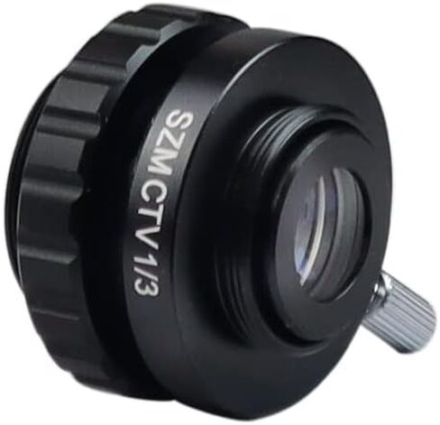 Parco Scientific PA-CM-18 SZM CTV 1/3 Adapter for Trinocular Stereo Microscope, 0.35x C-Mount Reducing Lens in Saudi Arabia