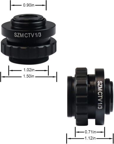 Parco Scientific PA-CM-18 SZM CTV 1/3 Adapter for Trinocular Stereo Microscope, 0.35x C-Mount Reducing Lens in Saudi Arabia