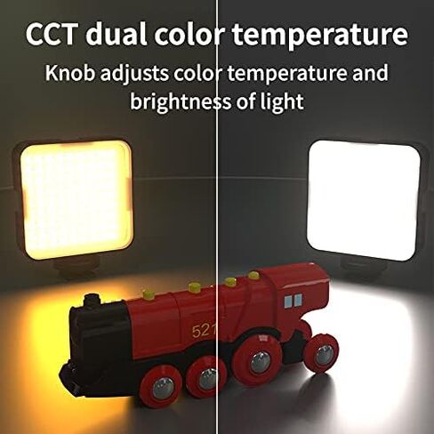 ضوء كاميرا صغير RGB ناعم خفيف الوزن، مصباح فيديو LED 3000 مللي أمبير في الساعة مع 3 أحذية باردة، مصباح لملء التصوير الفوتوغرافي/مدونة الفيديو/Vlog. in Saudi Arabia