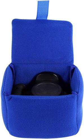 Shockproof Camera Case Insert Bag, Black Camera Bag Small, Camera Padding Insert, Velvet Camera Insert Bag Padded Portable Partition Camera Padded Bag for Protecting Dslr Camera(Black) in Kuwait