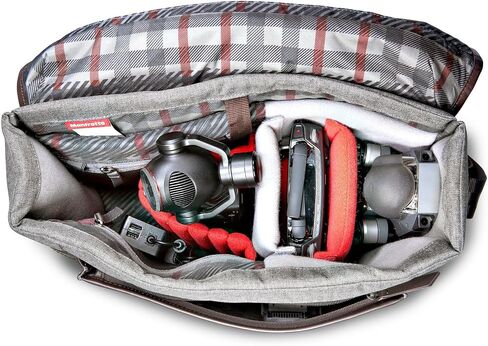 حقيبة كاميرا Manfrotto MB LF-WN-MS لـ CSC Lifestyle Windsor S، رمادية in Saudi Arabia