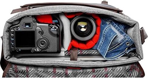 حقيبة كاميرا Manfrotto MB LF-WN-MS لـ CSC Lifestyle Windsor S، رمادية in Saudi Arabia