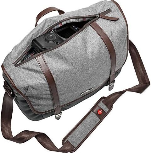 حقيبة كاميرا Manfrotto MB LF-WN-MS لـ CSC Lifestyle Windsor S، رمادية in Saudi Arabia