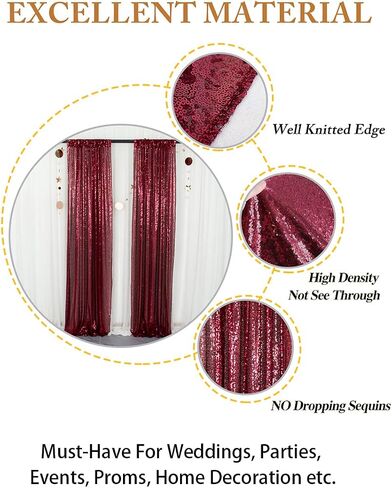 ShinyBeauty الترتر خلفية الستائر 4 لوحات الأزرق الداكن 2FTx8FT الأزرق الداكن الستائر الترتر النسيج صورة خلفية الستائر الأزرق الداكن بريق الستائر للحزب استحمام الطفل خلفية الخلفيات in Saudi Arabia