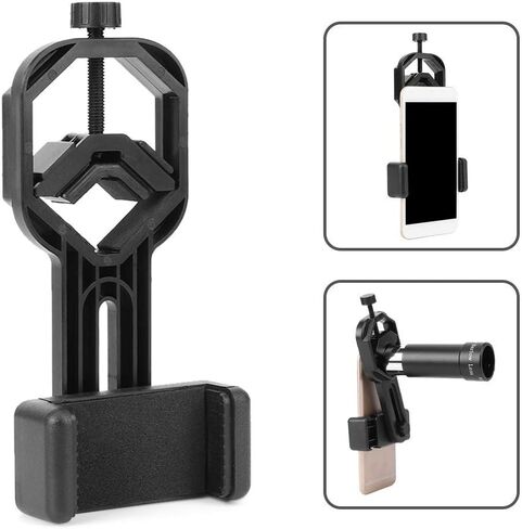 S erounder Telescope Phone Adapter Mount, Cell Phone Bracket Adapter Mount Compatible Monocular Binocular Spotting Scope Astronomical Telescope in Saudi Arabia