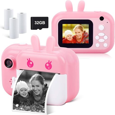 MINIBEAR Kids Instant Camera and 10 Rolls Print Paper in Kuwait