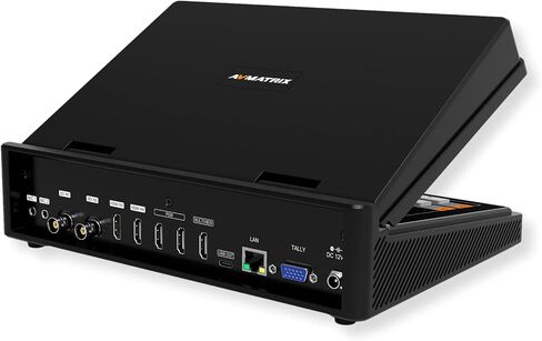اف ماتريكس محول فيديو PVS0403U SDI/HDMI محمول، شاشة LCD FHD IPS 10.1 انش، USB لالتقاط وبث، انتقالات تي بار/تلقائي/قص، مخرج متدرج، عرض متعدد، 2PIP/POP، شعار تراكب in Saudi Arabia