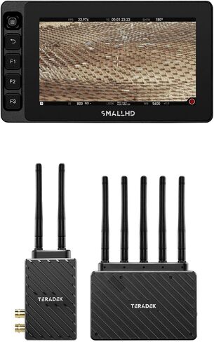 شاشة كاميرا SmallHD Ultra 5 مع شاشة لمس 5 بوصة يمكن رؤيتها في ضوء النهار، مزودة بمجموعة جهاز إرسال واستقبال لاسلكي Teradek Bolt 6 LT 750 in Saudi Arabia