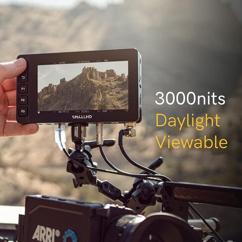 شاشة كاميرا SmallHD Ultra 5 مع شاشة لمس 5 بوصة يمكن رؤيتها في ضوء النهار، مزودة بمجموعة جهاز إرسال واستقبال لاسلكي Teradek Bolt 6 LT 750 in Saudi Arabia