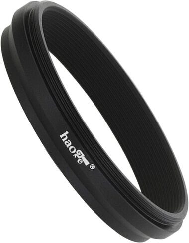 حلقة محول فلتر عدسة Haoge لـ Fujifilm Fuji FinePix X70 X100 X100S X100T X100F كاميرا تناسب 49 مم UV CPL ND غطاء عدسة فلتر بديل Fujifilm AR-X100 أسود in Kuwait