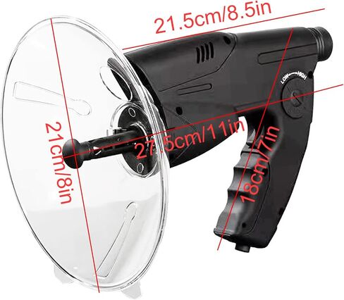 Parabolic Sound Collecting Dish Bionic Ear Mobile Device, Monocular X8 Bionic Ear Magnification Monocular Sound Amplifier, Bionic Ear Long Range Birds Listening Telescope 200M in Kuwait