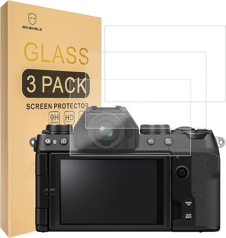 Mr.Shield [3-Pack] Screen Protector For Fujifilm X-E3, X-S10, X-A1, X-A2, X-M1, XE3, XS10, XA1, XA2, XM1 Camera [Tempered Glass] [Japan Glass with 9H Hardness] Screen Protector in Saudi Arabia