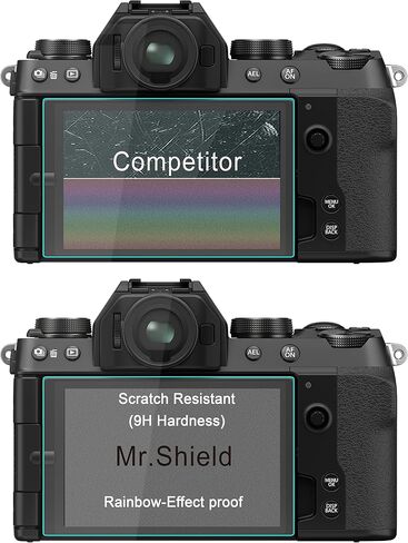 Mr.Shield [3-Pack] Screen Protector For Fujifilm X-E3, X-S10, X-A1, X-A2, X-M1, XE3, XS10, XA1, XA2, XM1 Camera [Tempered Glass] [Japan Glass with 9H Hardness] Screen Protector in Saudi Arabia