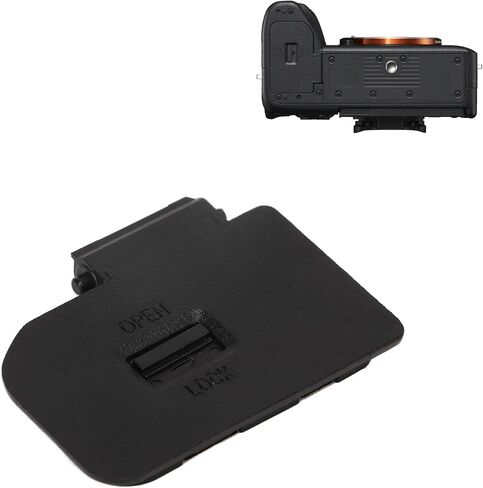 غطاء البطارية البديل، غطاء باب البطارية لكاميرا اي ال سي اي 7M4 A7R4 A7S3 FX3 A9M2 A1 قطع غيار اصلاح غطاء بطارية الكاميرا in Kuwait