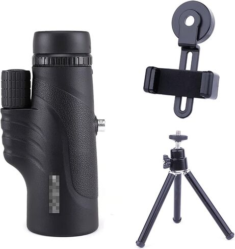10×42 Monocular Telescope, with Smartphone Stand Tripod Adult HD Monocular Telescope High Power Outdoor Monocular Suitable for Bird Watching Hiking Concert in Kuwait