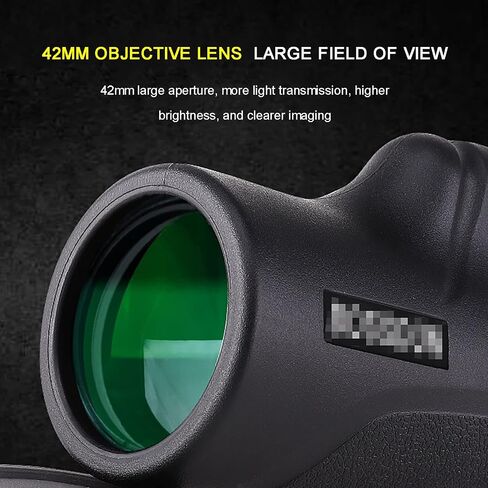 10×42 Monocular Telescope, with Smartphone Stand Tripod Adult HD Monocular Telescope High Power Outdoor Monocular Suitable for Bird Watching Hiking Concert in Kuwait
