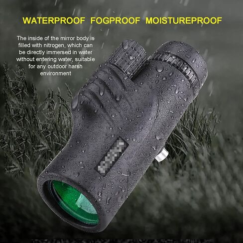 10×42 Monocular Telescope, with Smartphone Stand Tripod Adult HD Monocular Telescope High Power Outdoor Monocular Suitable for Bird Watching Hiking Concert in Kuwait