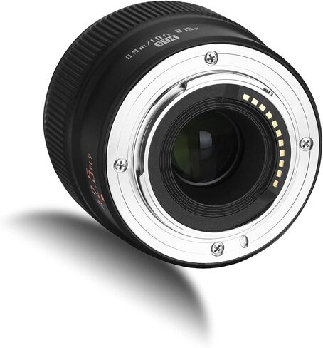 يونغنو عدسة برايم ثابتة متوسطة التركيز التلقائي YN42.5MM F1.7M II، لكاميرات مايكرو اربع ثلاثي، متوافقة مع اوليمبوس باناسونيك اسود in Saudi Arabia