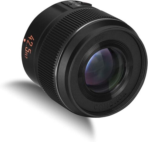 يونغنو عدسة برايم ثابتة متوسطة التركيز التلقائي YN42.5MM F1.7M II، لكاميرات مايكرو اربع ثلاثي، متوافقة مع اوليمبوس باناسونيك اسود in Saudi Arabia