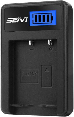LCD USB Battery Charger for Canon LEGRIA HF R606, HF R706, HF R806 HD Camcorder in Kuwait