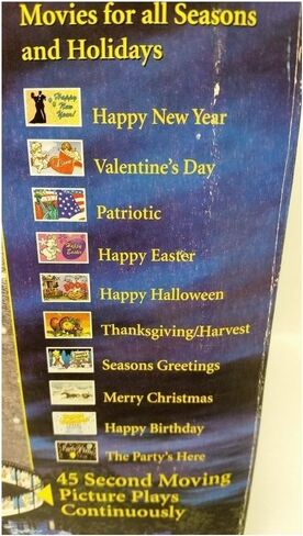Mr Christmas Moving Picture Projector MOVIE SLIDES in Kuwait