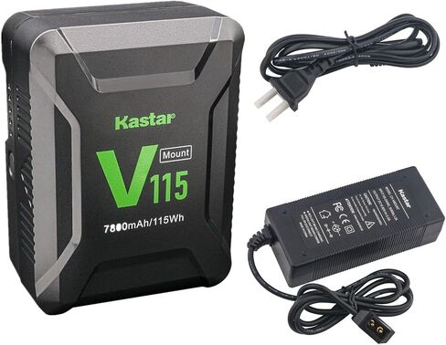 Kastar 2-Pack Battery and Dual D-Tap Charger Replacement for NEEWER BP-V95, Came-TV MINI-99, AndyCine A-VM-95, Z Cam E2-S6 with OSEE 3000 Nit T7 Monitor, Led Studio Lights, Video Lights, Monitors in Saudi Arabia
