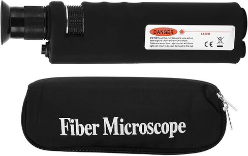 Fiber Optic Microscope, 200X Handheld High Accuracy Control Fiber Optic Inspection Microscope, Image Clarity, Plug and Play, Equipped with 1.25 Or 2.5 mm Connector, for Operators Engineers in Saudi Arabia