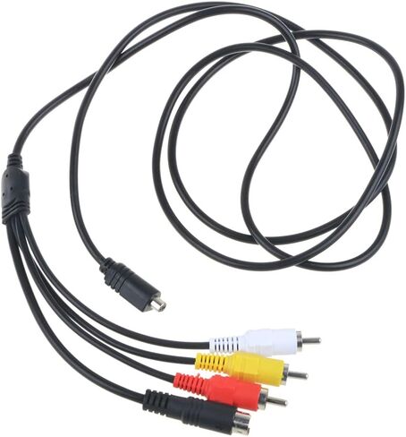 J-ZMQER AV A/V TV Cable/Cord Charger Compatible with Sony HDR-HC1E HDR-HC3E DCR-HC21E DCR-DVD201E in Kuwait