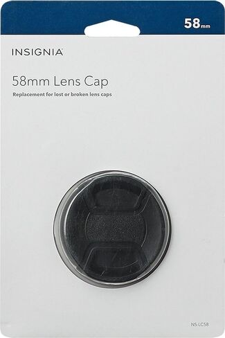 Insignia 58mm Lens Cap - Black in Saudi Arabia