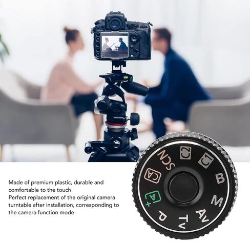 Top Cover Mode Dial for Canon 6D, Mode Dial Top Cover Plate Interface Cap Replacement Part for Canon 6D Camera Repair Accessories in Saudi Arabia