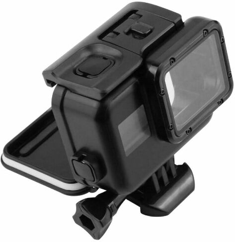 مجموعة واحدة مقاومة للماء لكامل الجسم، حافظة كاميرا واقية تعمل باللمس، باب خلفي لـ Gopro Hero 5/6/7 in Kuwait