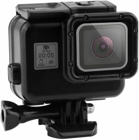 مجموعة واحدة مقاومة للماء لكامل الجسم، حافظة كاميرا واقية تعمل باللمس، باب خلفي لـ Gopro Hero 5/6/7 in Kuwait