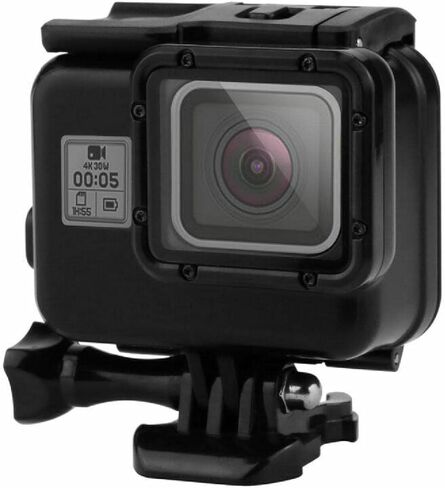 مجموعة واحدة مقاومة للماء لكامل الجسم، حافظة كاميرا واقية تعمل باللمس، باب خلفي لـ Gopro Hero 5/6/7 in Kuwait