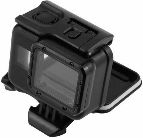 مجموعة واحدة مقاومة للماء لكامل الجسم، حافظة كاميرا واقية تعمل باللمس، باب خلفي لـ Gopro Hero 5/6/7 in Kuwait