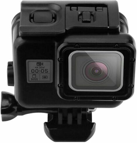 مجموعة واحدة مقاومة للماء لكامل الجسم، حافظة كاميرا واقية تعمل باللمس، باب خلفي لـ Gopro Hero 5/6/7 in Kuwait