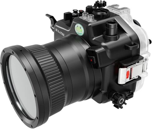 Seafrogs [40M/130FT] Underwater Camera Housing for Sony A7M4 Alpha7 IV (ILCE-7M4 /a7 IV), Waterproof Scuba Case for Sony A7M4 A7 Mark IV A74, with Standard Port in Kuwait
